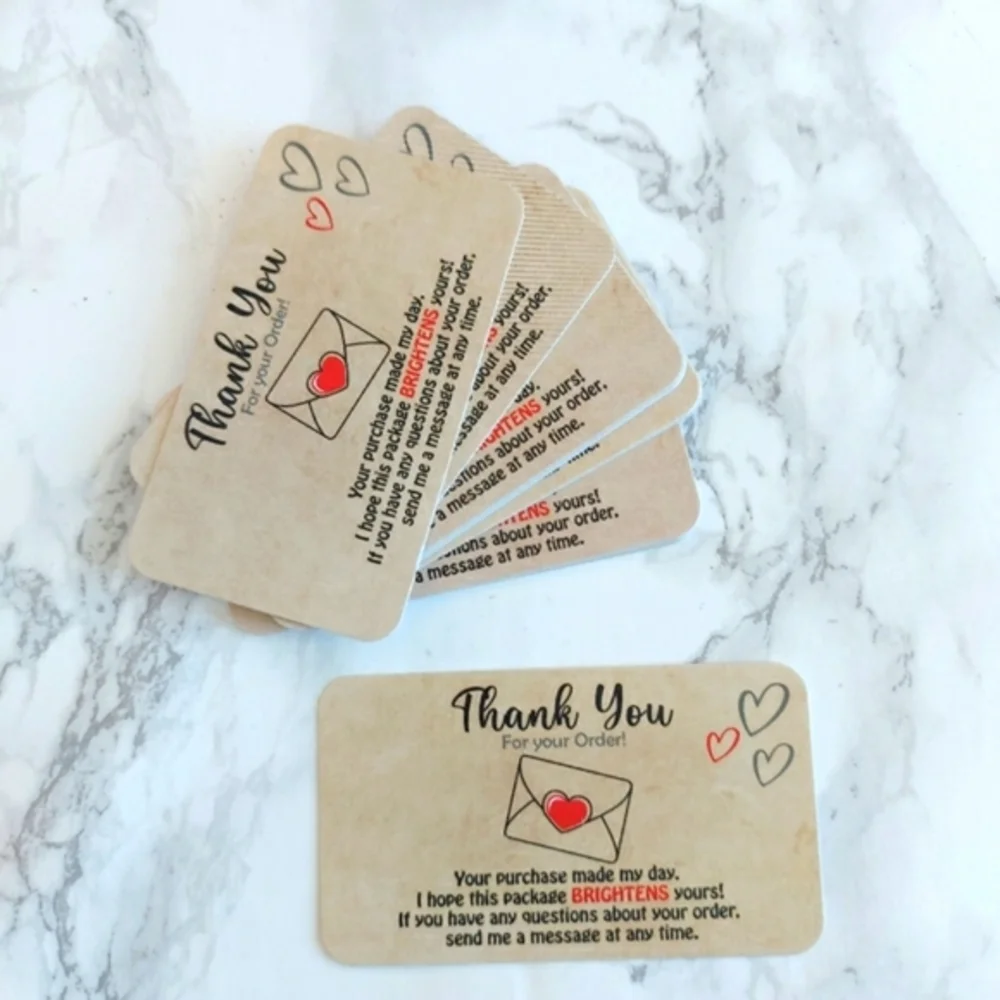 ♥️ 5x25 / 50 Thank You Cards